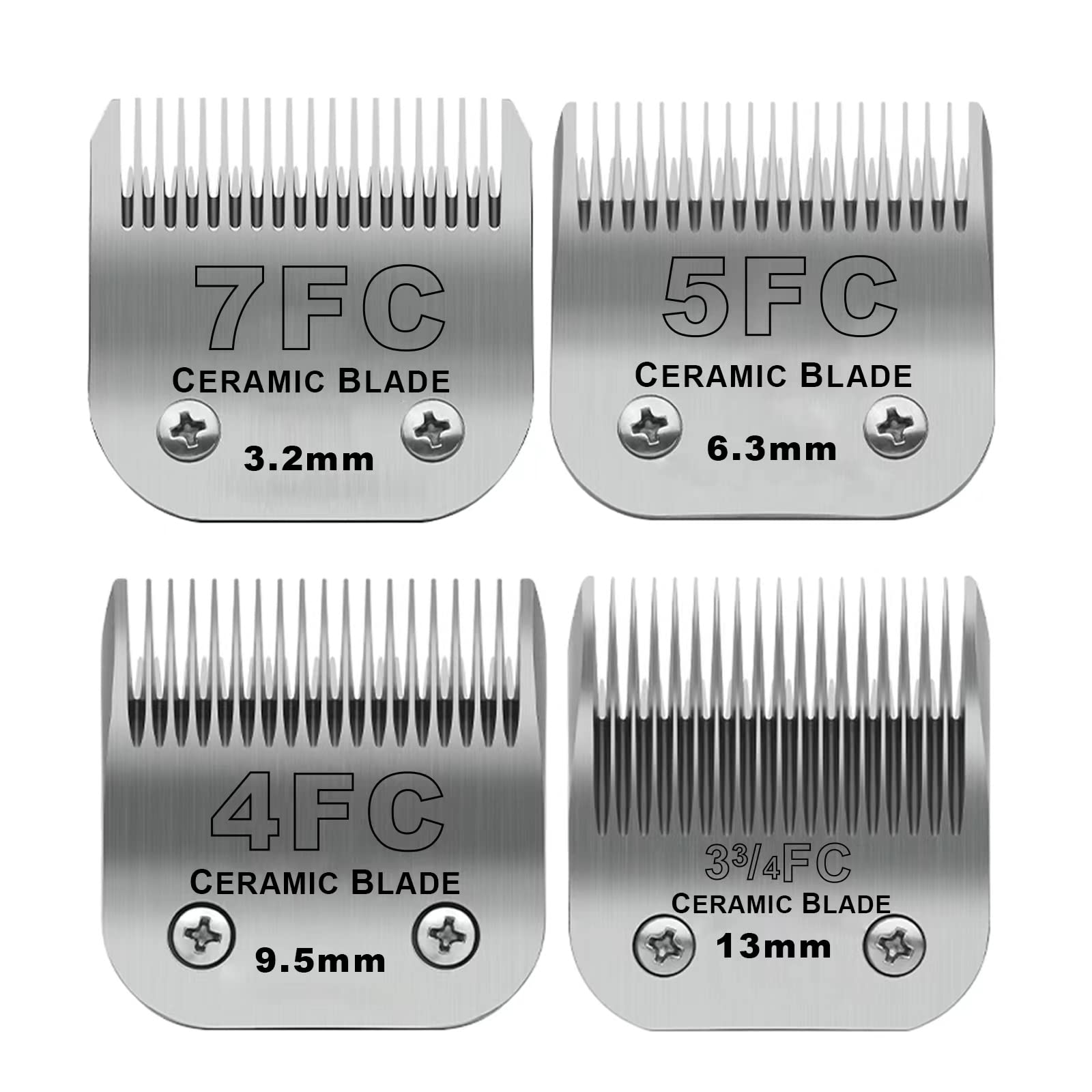 DODAER detachable blade set packaging showing organized blades for quick grooming sessions