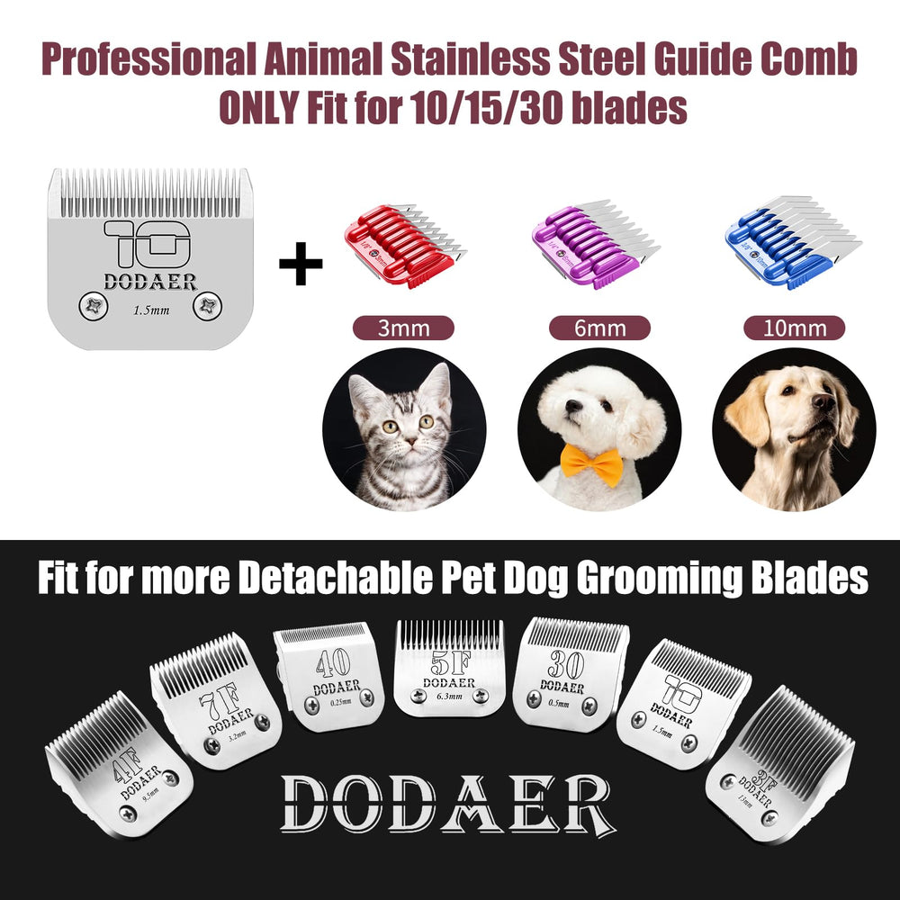 DODAER detachable blades showcase 440C stainless steel precision.