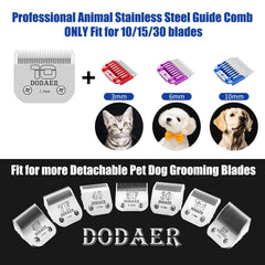 DODAER clipper low-noise operation around 50dB promotes pet comfort.