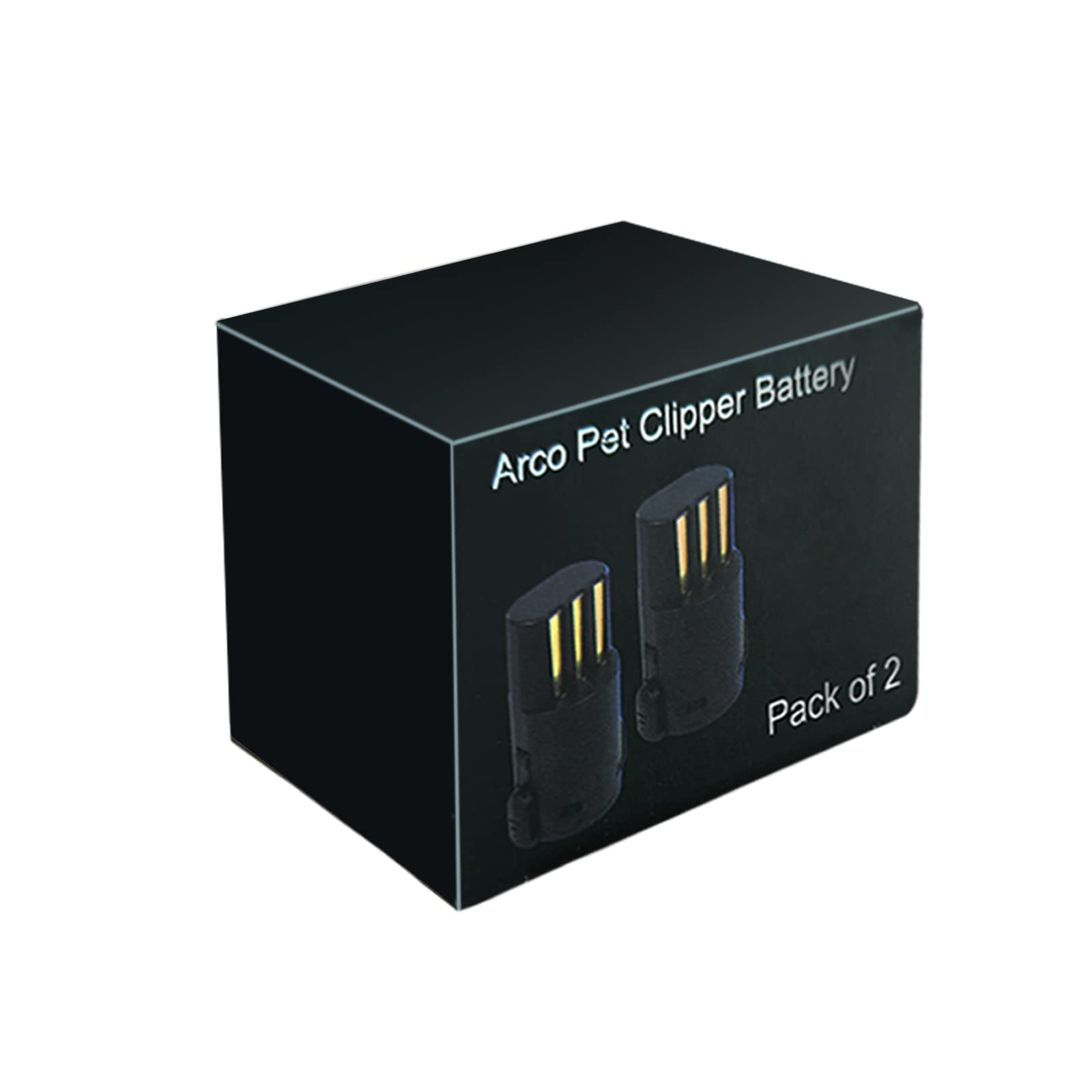 DODAER Wahl Arco battery front view shows two-pack for extended runtime