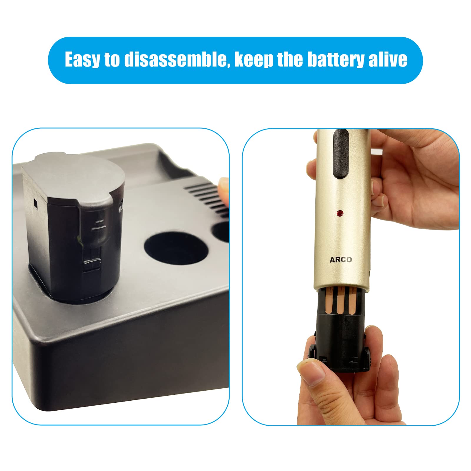 DODAER packaging includes two batteries for convenient replacement