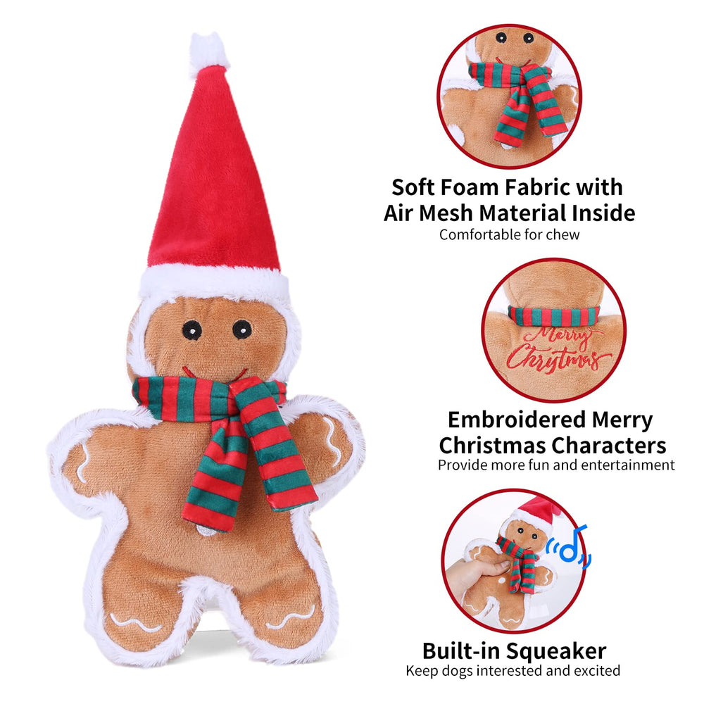DODODOLA Christmas crinkle paper toy image—engaging sound for curious dogs
