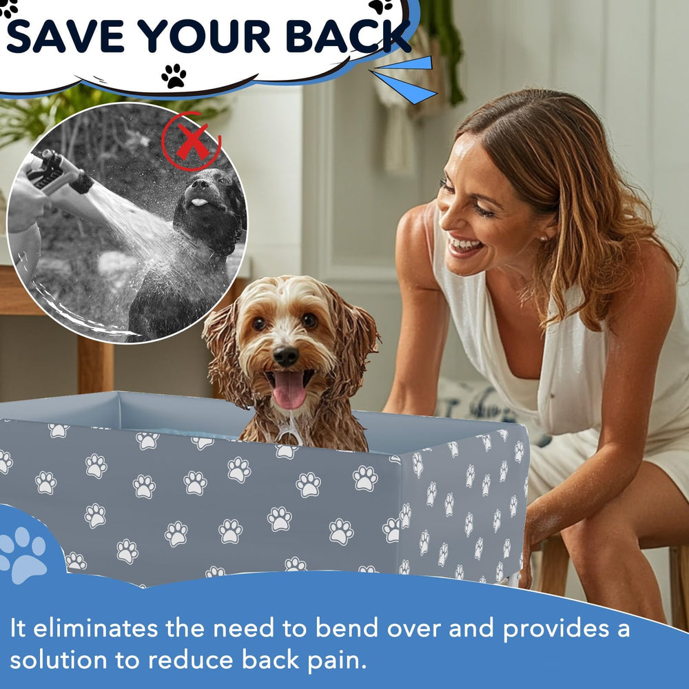 Doerpuz retractable drain hose simplifies water disposal after bathing.