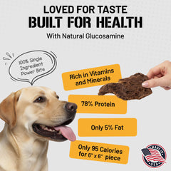 Dog Chits bison lung fillets sliced pieces ready for quick training rewards.