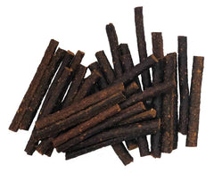 Dog Delights Chewy Duck Sticks breakable pieces for versatile training use.