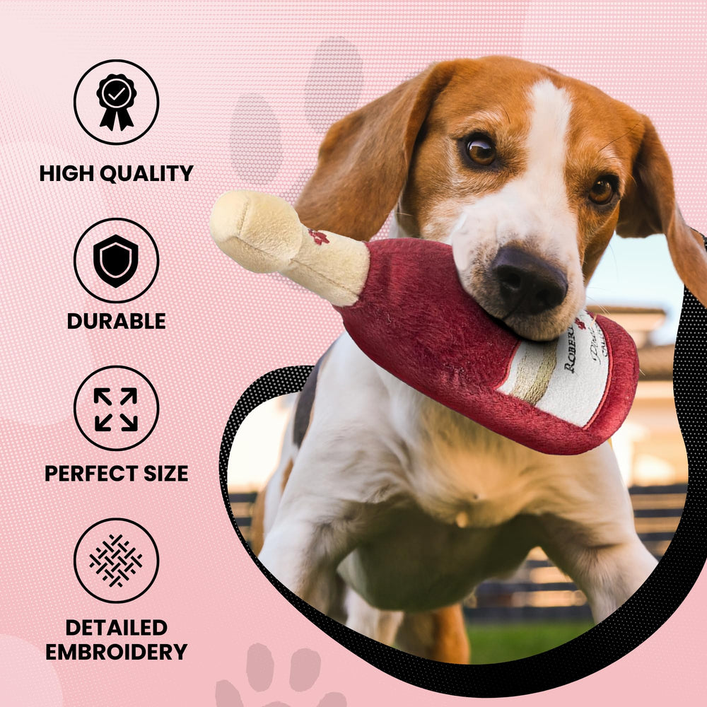 Dog Diggin Designs Libation Station Happy Hour play invites nip, shake and toss.