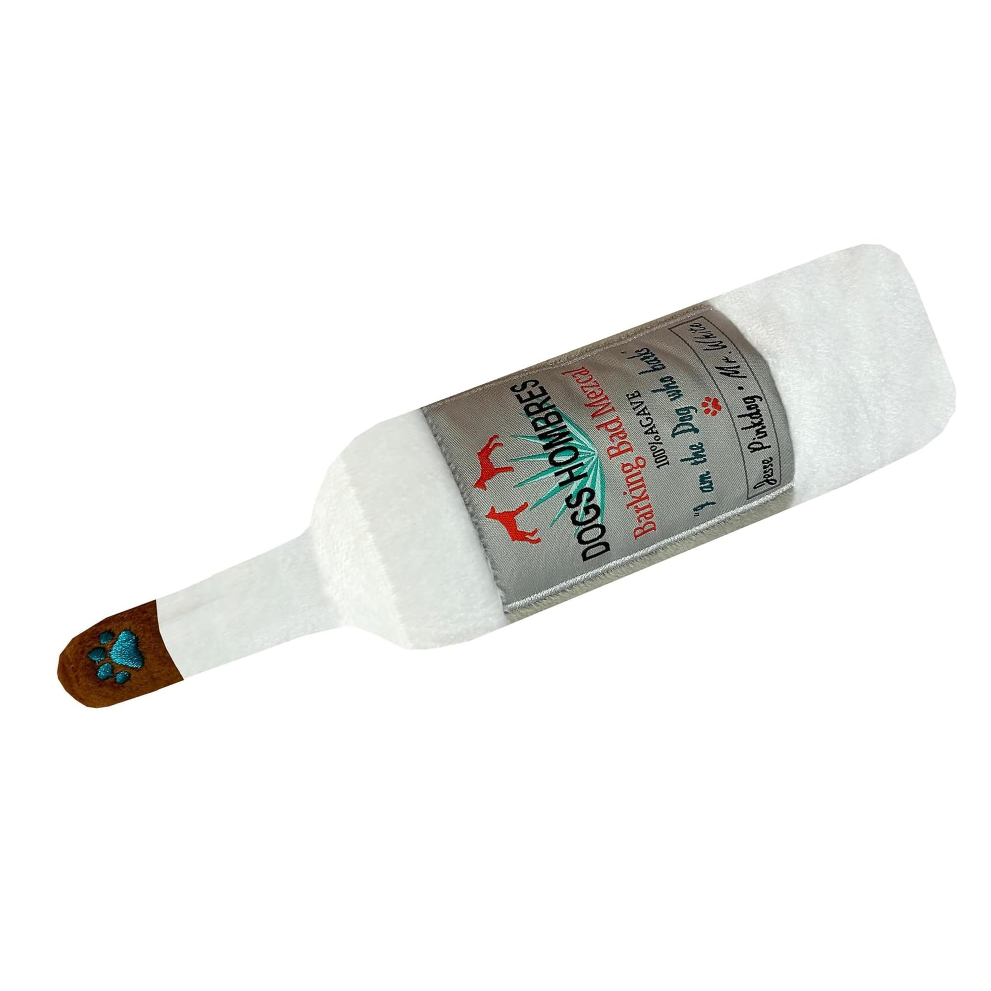 Dog Diggin Designs Libation Station squeaker inside plush dog toy for engaging play