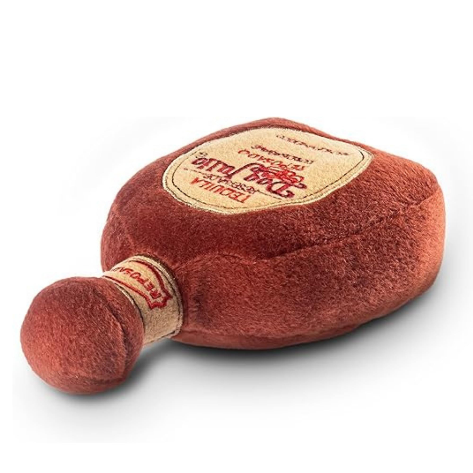 Dog Diggin Designs Libation Station floppy ears closeup showing soft plush texture for gentle chew.