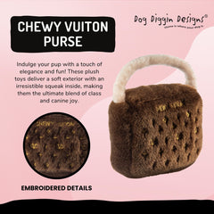 Dog Diggin Designs Runway Pup handle and trim detail for easy carry during play