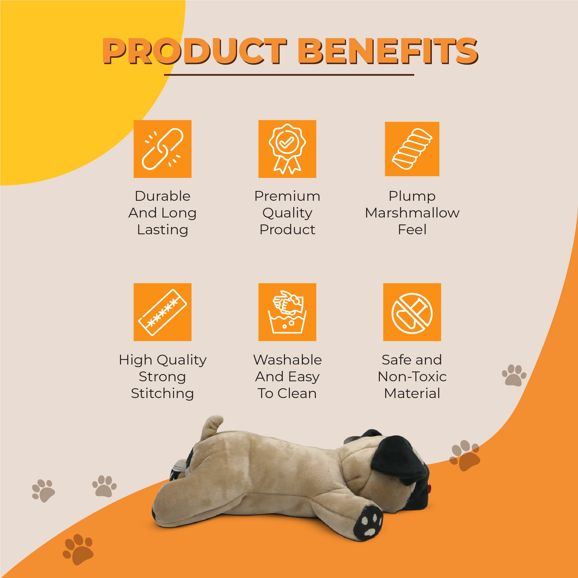 Dog Dog Pug toy gift-ready packaging appeals to buyers.