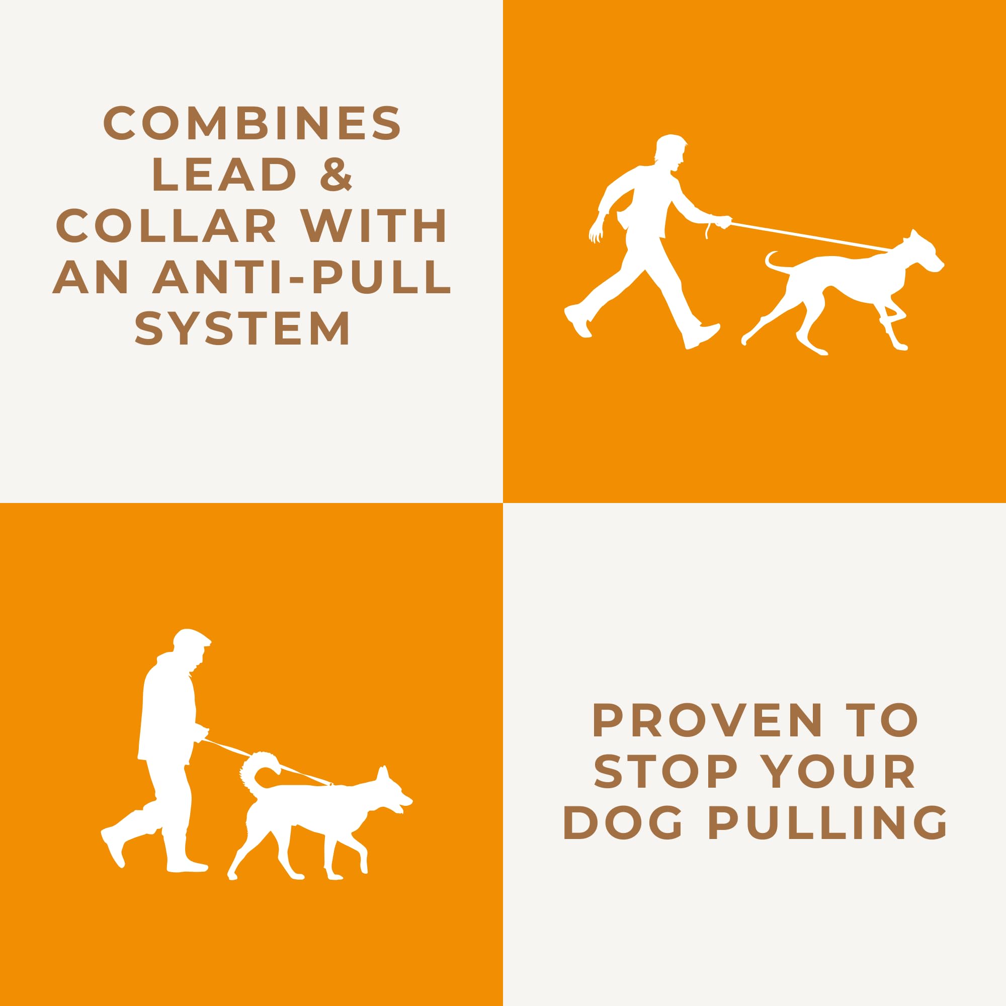 Dog & Field halter-lead anti-pull system closeup demonstrates passive training support.