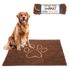 Dog Gone Smart Dirty Dog Doormat absorption captures mud and water to protect floors