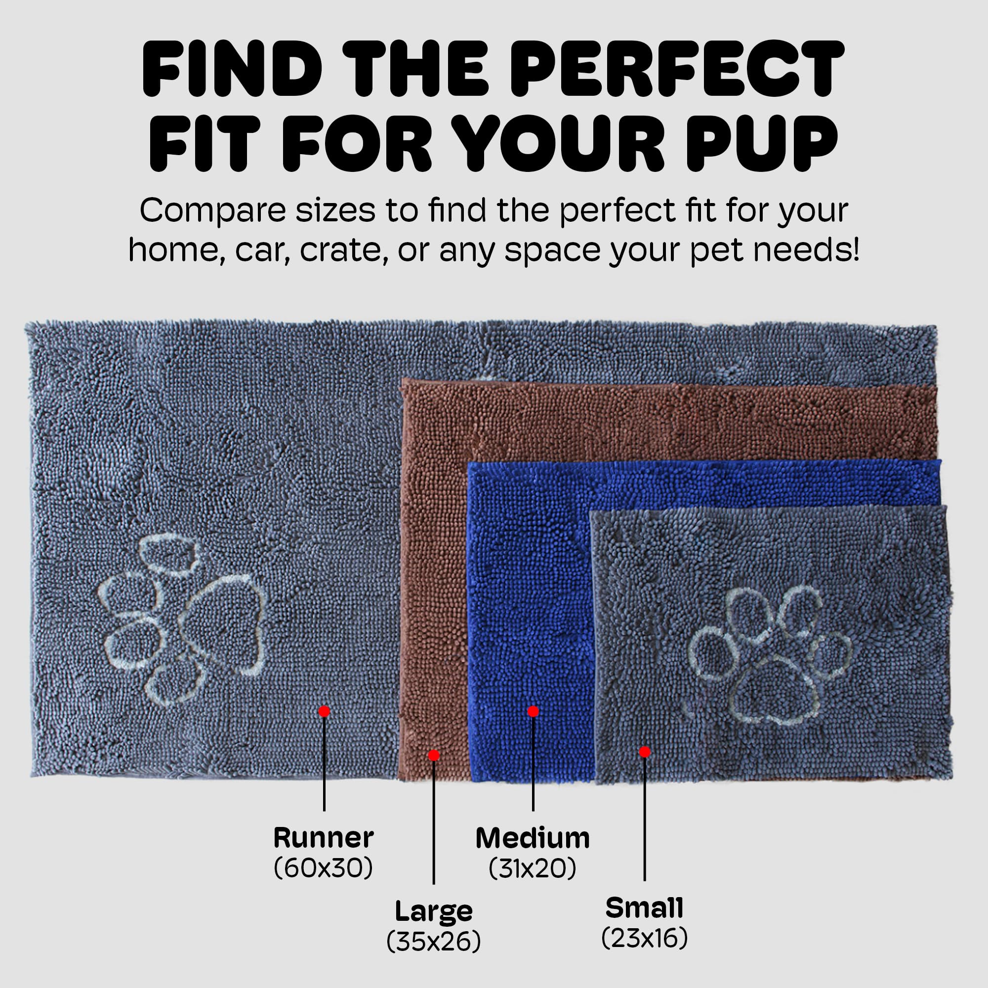 Dog Gone Smart Dirty Dog Doormat Bermuda Blue adds style and protection