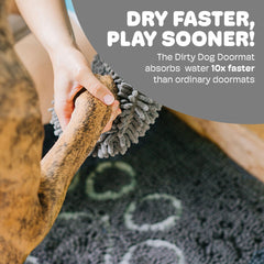 Dog Gone Smart Dirty Dog Doormat fast-drying texture ready for reuse after rain