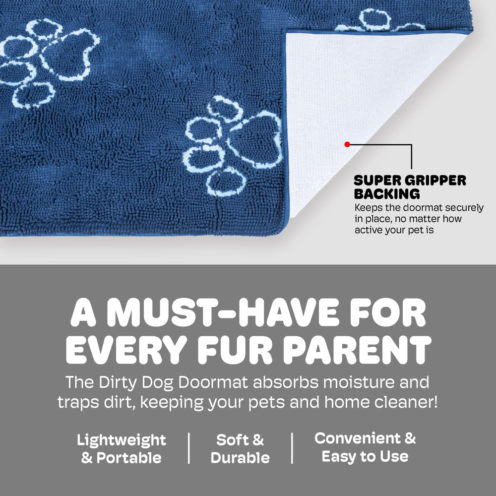 Dog Gone Smart Dirty Dog Doormat machine-washable for easy cleaning