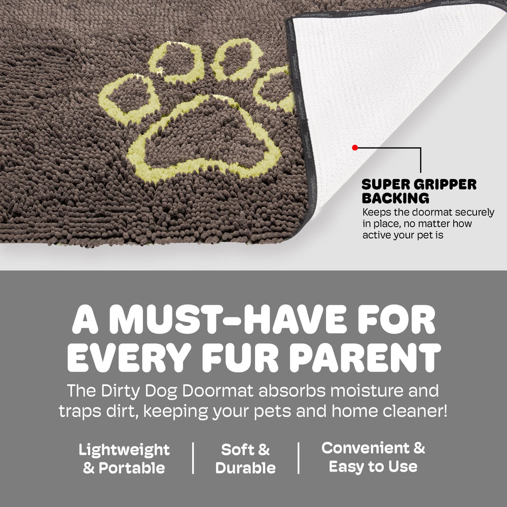 Dog Gone Smart Dirty Dog Doormat machine-washable design for easy cleaning