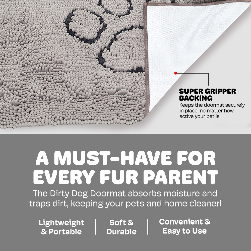 Dog Gone Smart Dirty Dog Doormat versatile-use scene in entryway and car