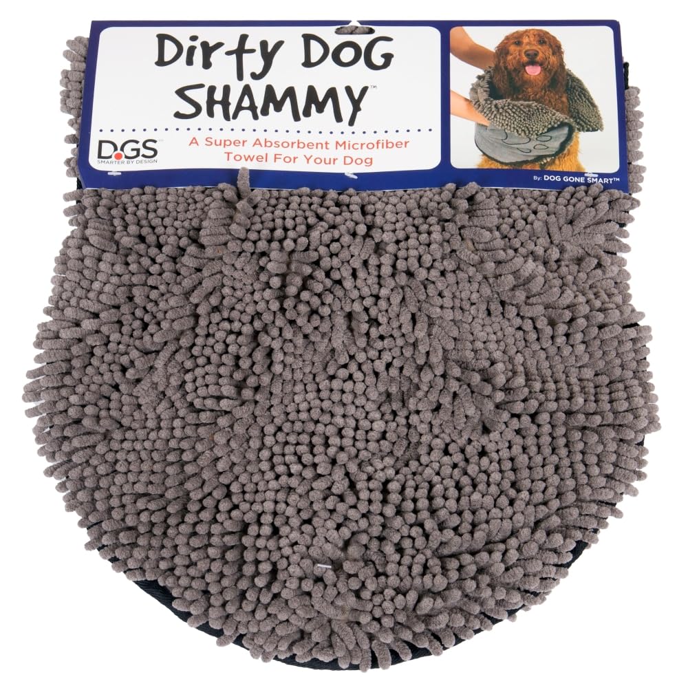 Dog Gone Smart Dirty Dog Shammy elastic pocket closeup demonstrating secure grip