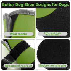 DOGOYS green boots are easy to clean after muddy walks