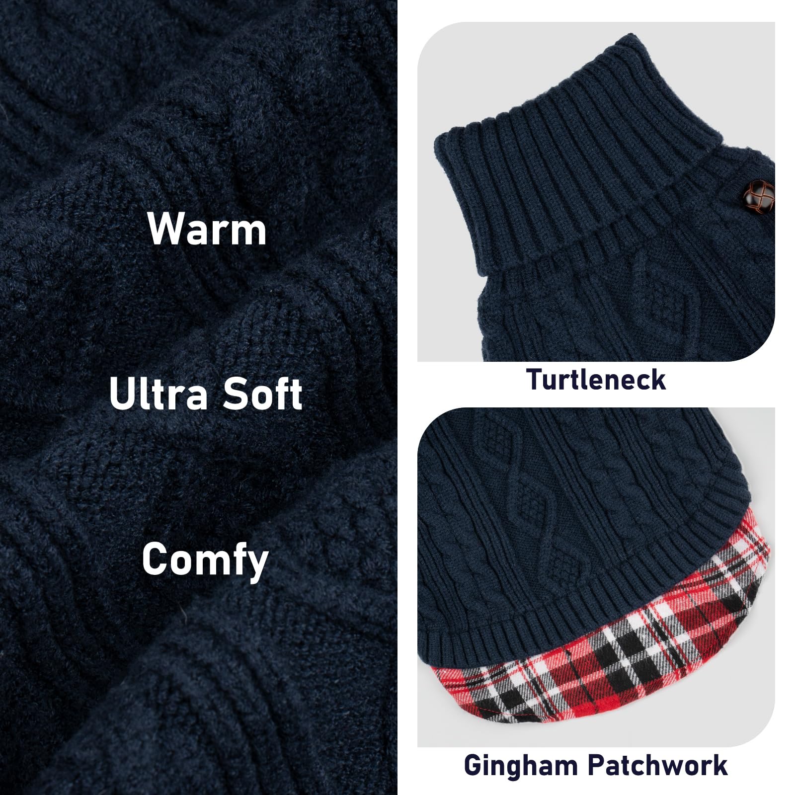 KYEESE dog sweater care instructions for machine wash and dry