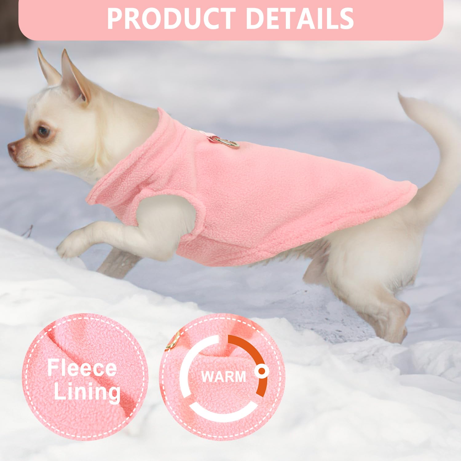 Dog sweater designed for indoor lounging provides snug, relaxed fit.