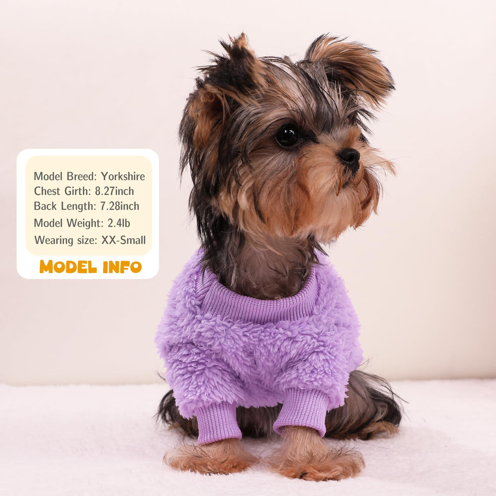Dog Sweaters Warm Breathable Insulation; comfortable for indoor lounging and outdoor walks.