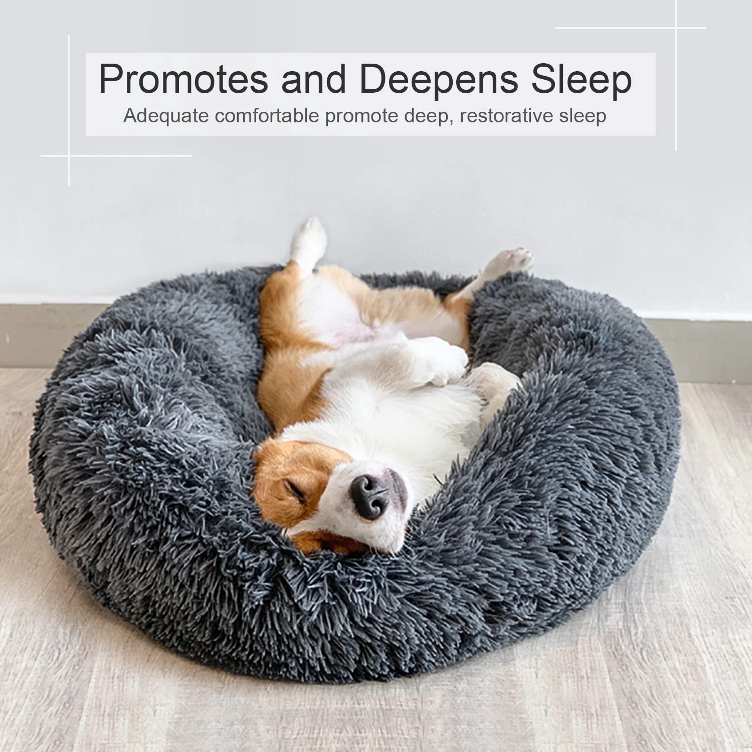 DogBaby machine-washable donut bed for easy cleaning.