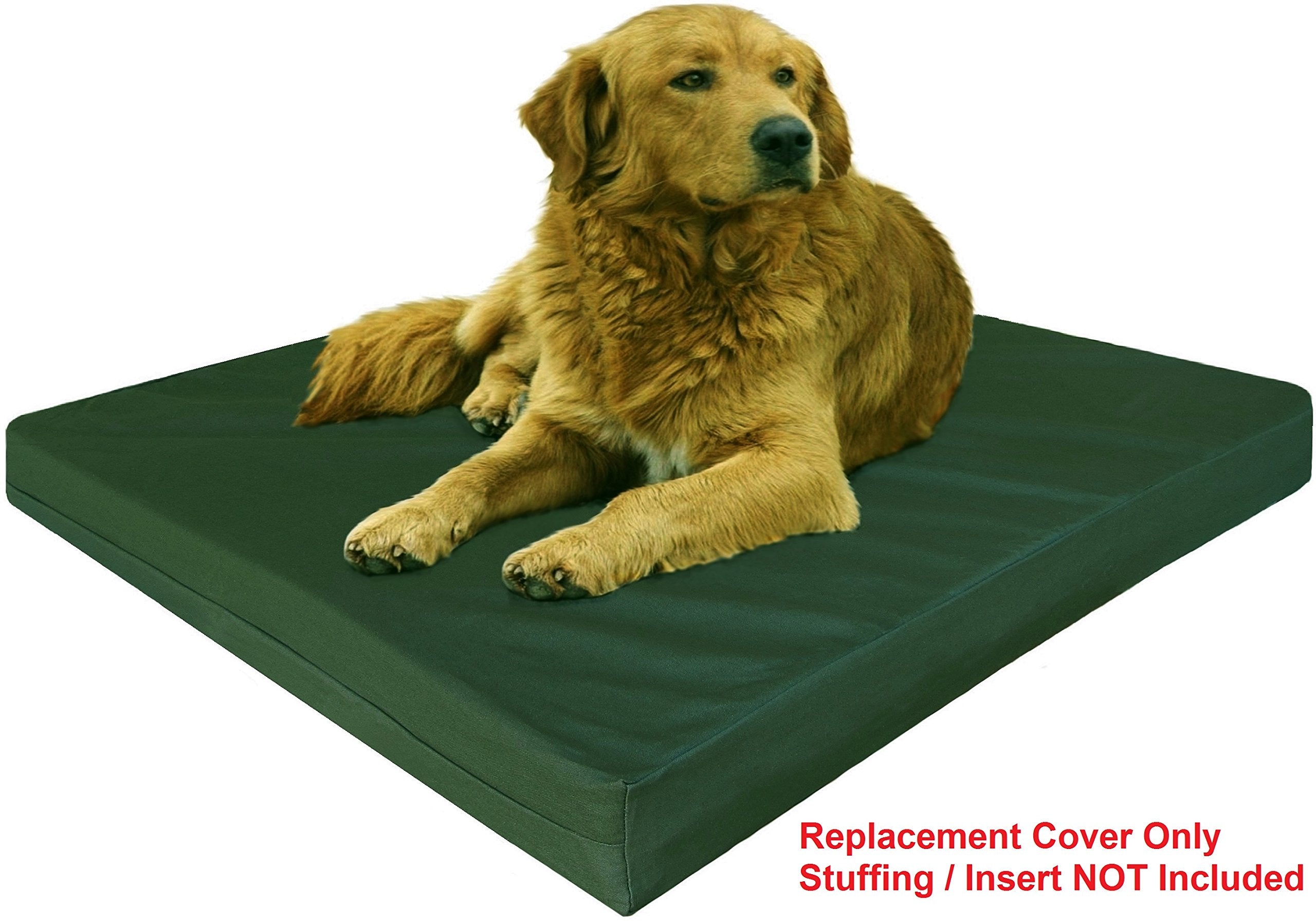 Dogbed4less 55x37 replacement cover on bed with memory foam pad for comfort