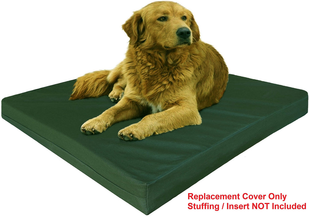 Dogbed4less 55x37 replacement cover on bed with memory foam pad for comfort