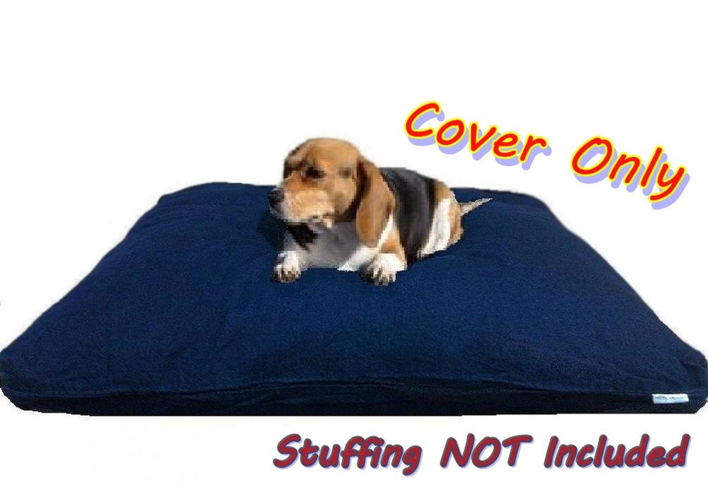 Dogbed4less denim replacement cover navy fits 41x27x4 pads