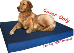 Dogbed4less denim replacement cover navy reinforced seams for rugged daily use