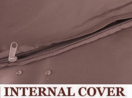 Dogbed4less 41x31 flat internal cover fits 37x27x4 memory foam pads