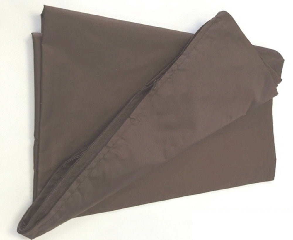 Dogbed4less flat internal cover requires hand washing and air drying for gentle care.