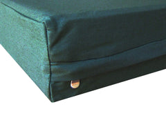 Dogbed4less heavy-duty canvas duvet olive-green cover shows durable construction for long-lasting use.