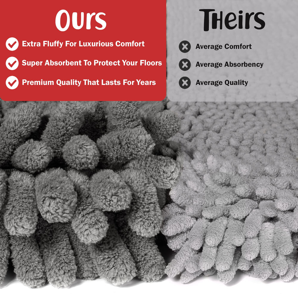 DogBuddy absorption-technology-closeup shows microfiber action for muddy paw cleanups.
