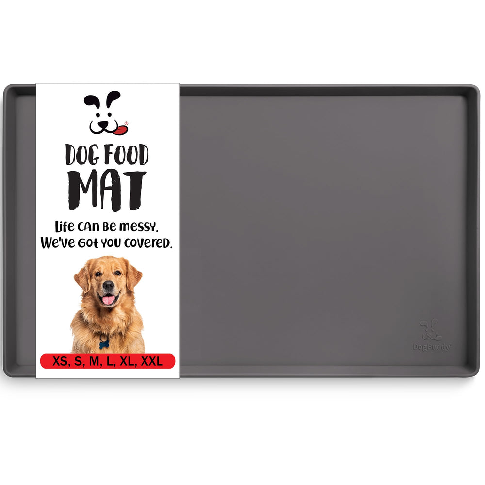 DogBuddy almohadilla impermeable para comida, evita derrames en el suelo.