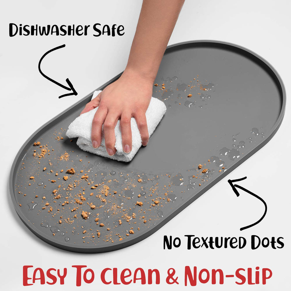 DogBuddy mat is easy to wipe clean and dishwasher-safe for quick cleanup.