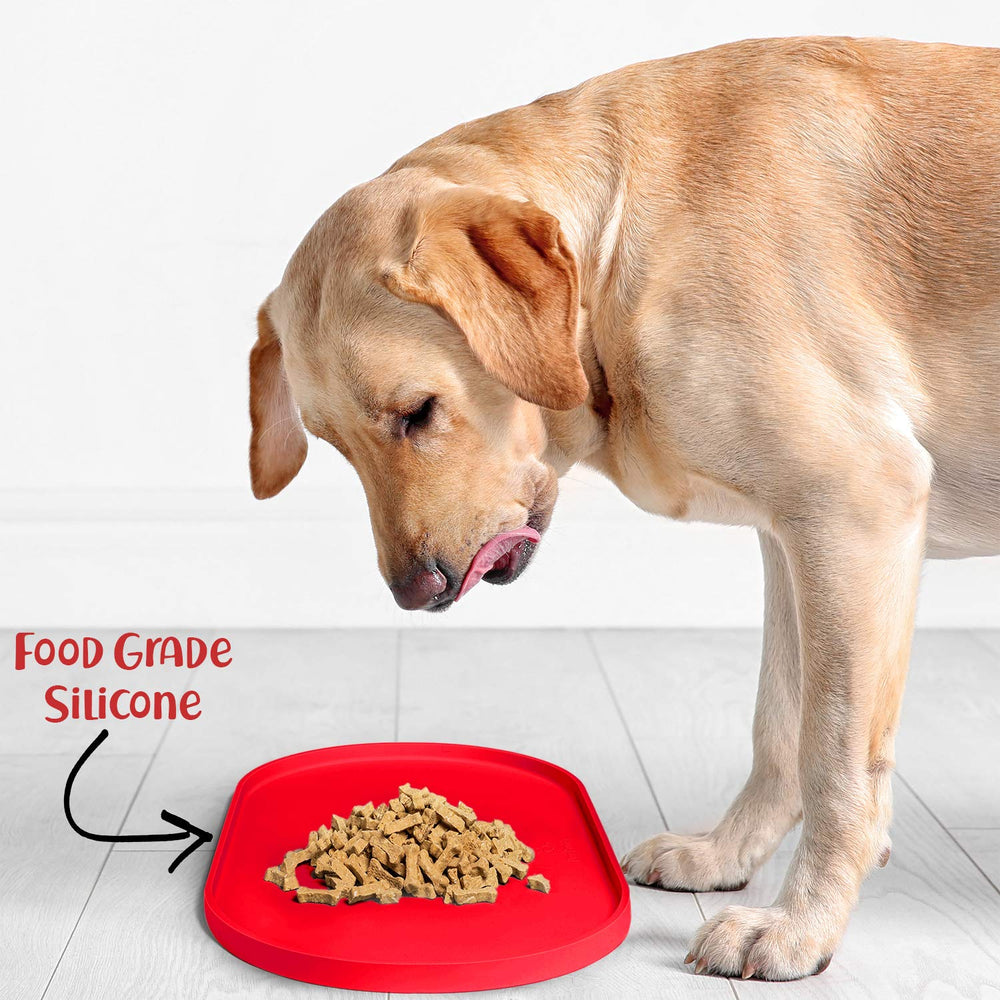 DogBuddy dishwasher-safe mat for quick cleanup after meals.