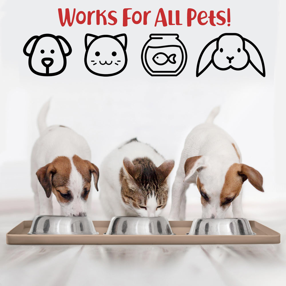 DogBuddy dog food mat dishwasher-safe surface for quick cleaning.