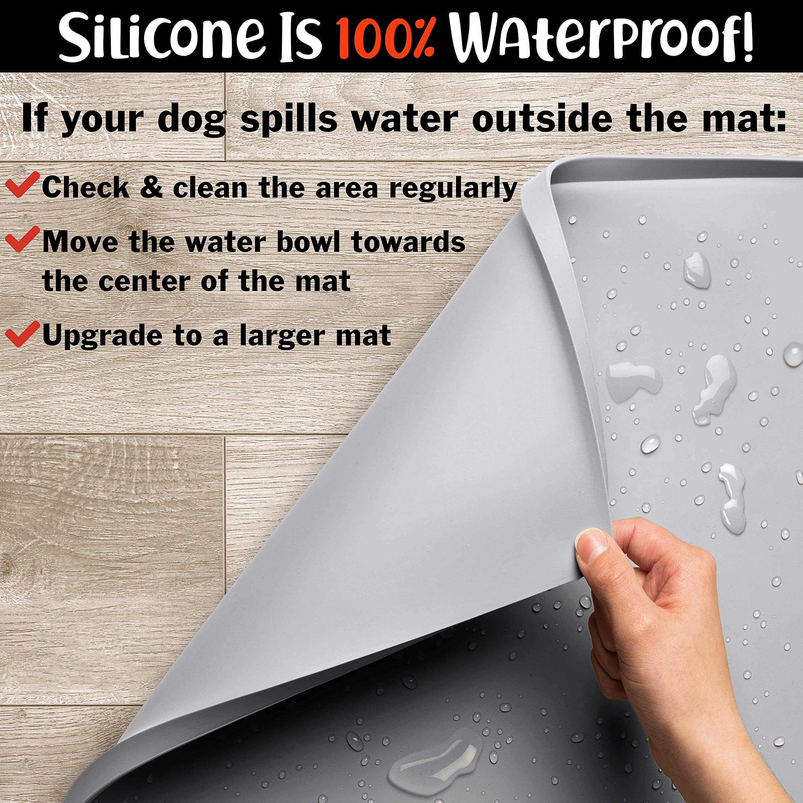 DogBuddy Mist color mat adds style while containing spills