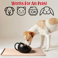 DogBuddy mat roll-up storage demonstrates easy portability for quick stowaway.