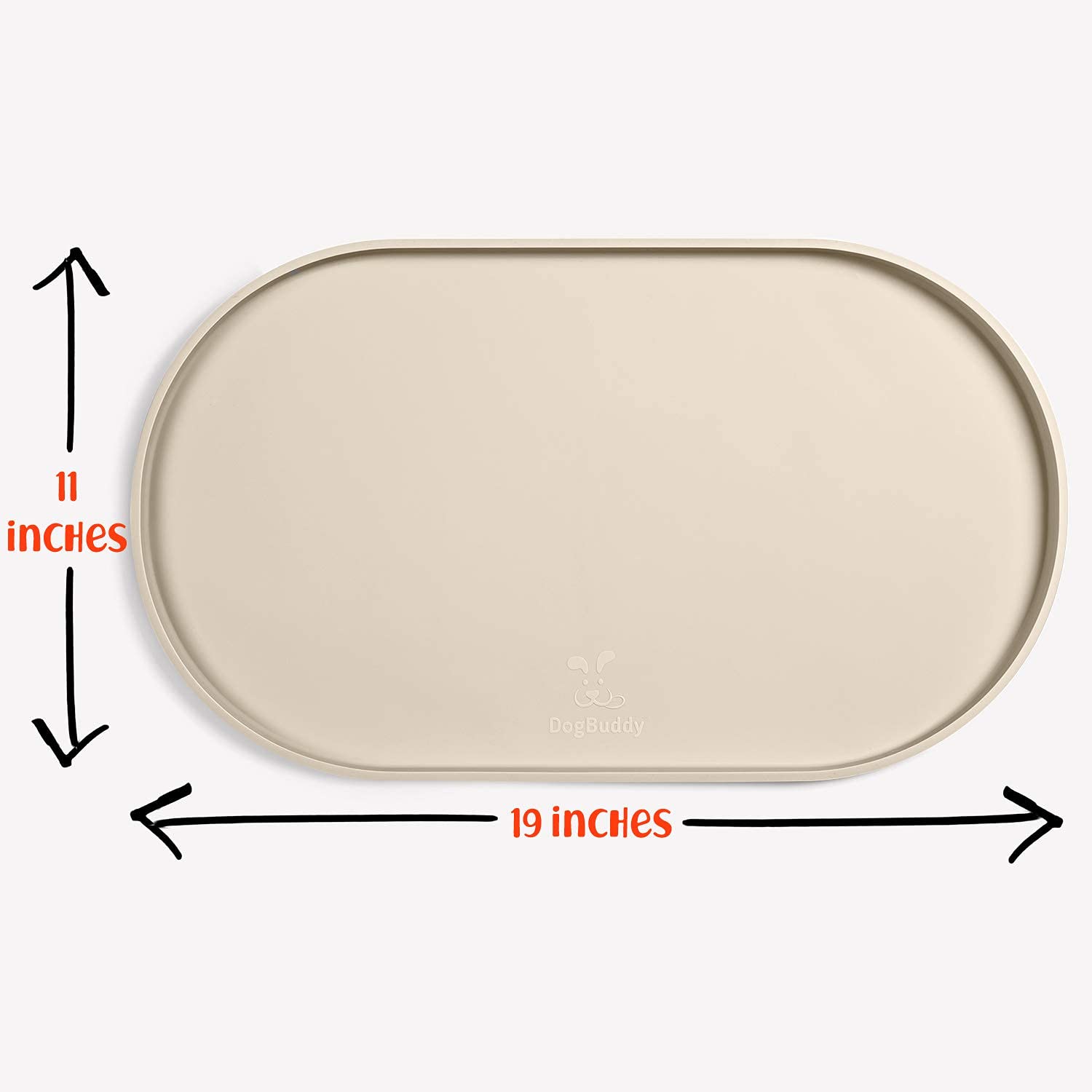 DogBuddy multipet-use mat under bowls for cats and small pets
