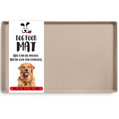 DogBuddy non-slip silicone food mat XXL front view reduces spills and protects flooring.