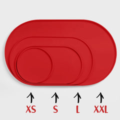DogBuddy nonslip surface keeps bowls steady during meals.