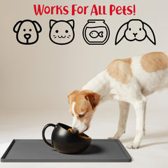 DogBuddy smooth surface is easy to wipe clean after meals