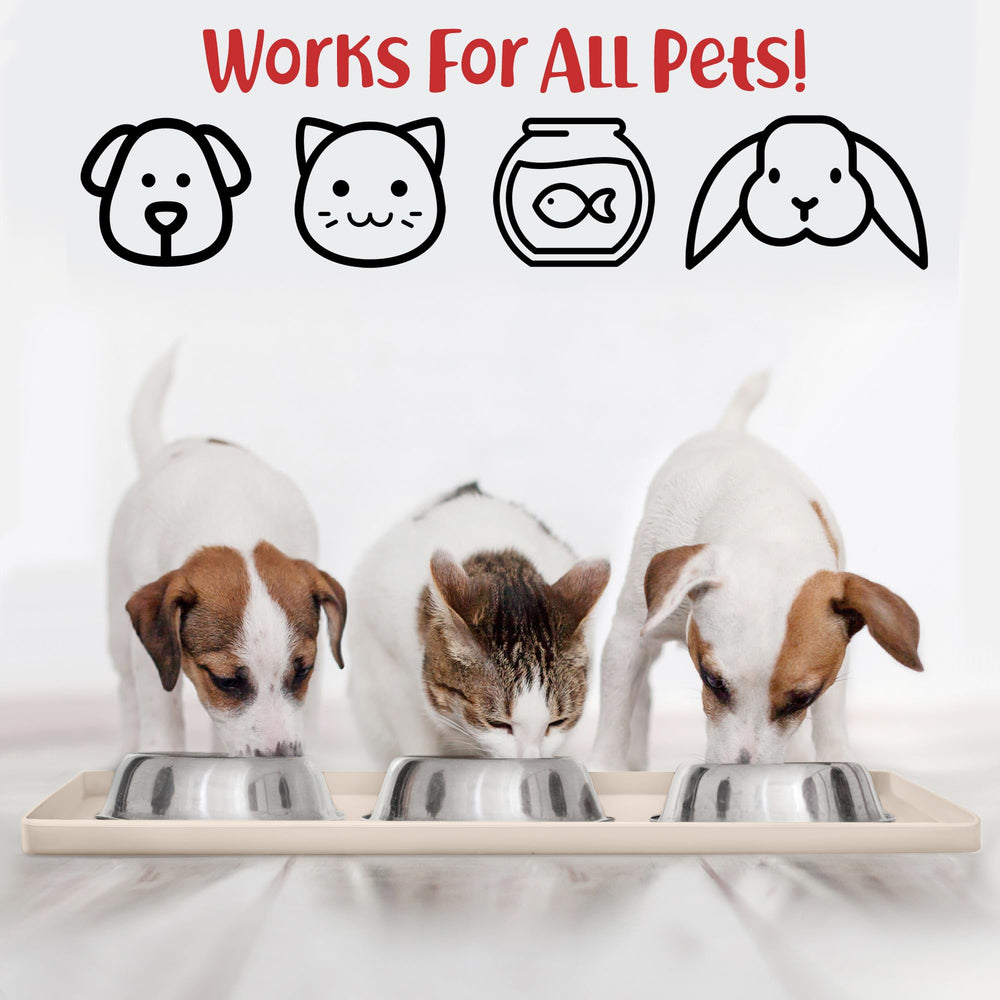 DogBuddy tapete de silicona duradera para alimentos, seguro