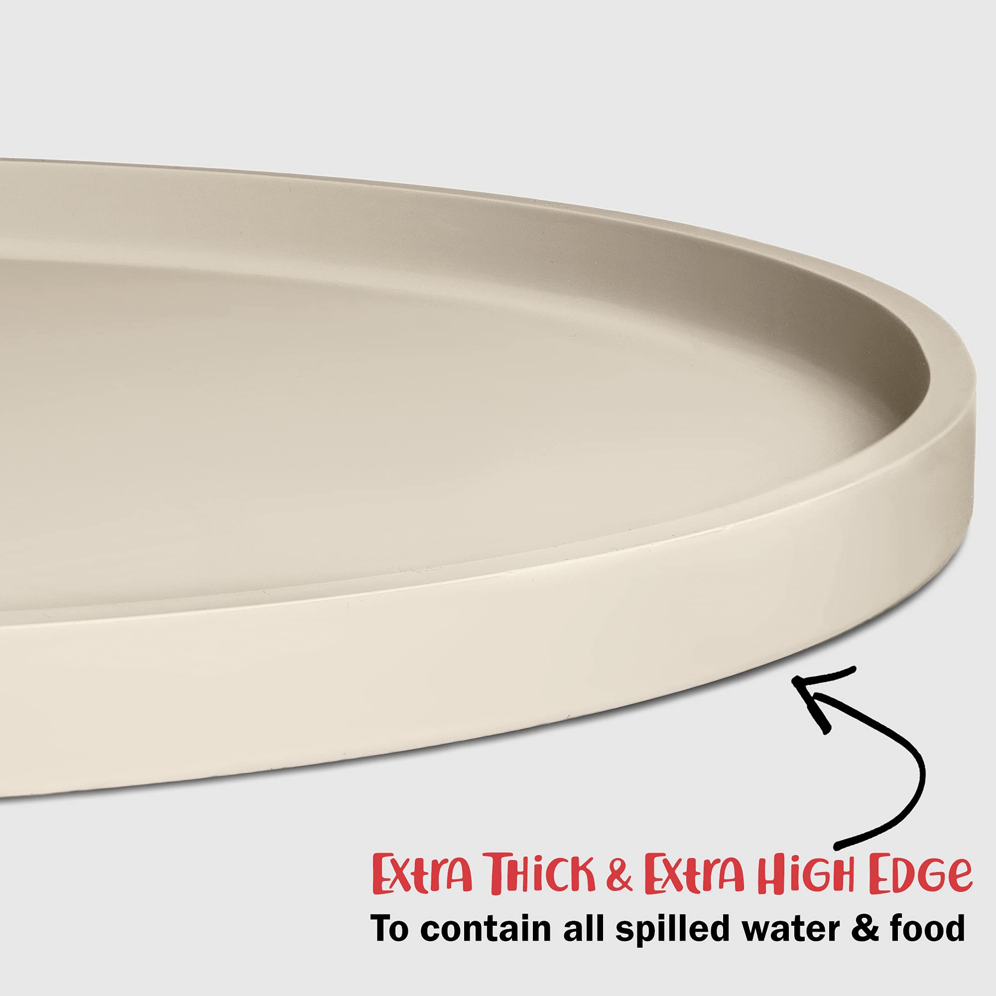 DogBuddy travel-friendly roll-up mat fits bags for on-the-go feeding