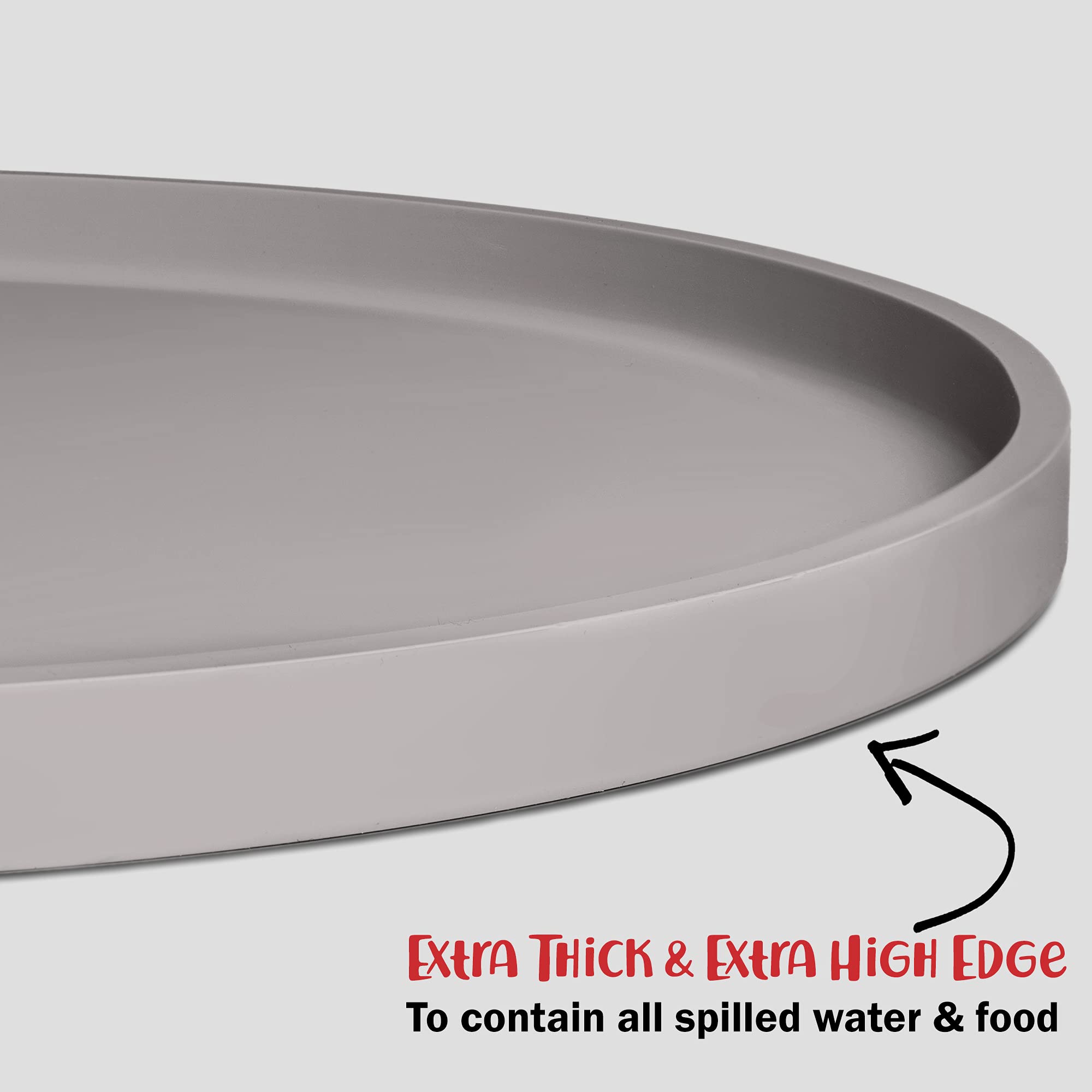 DogBuddy under bowl feeding mat shields floors during meals