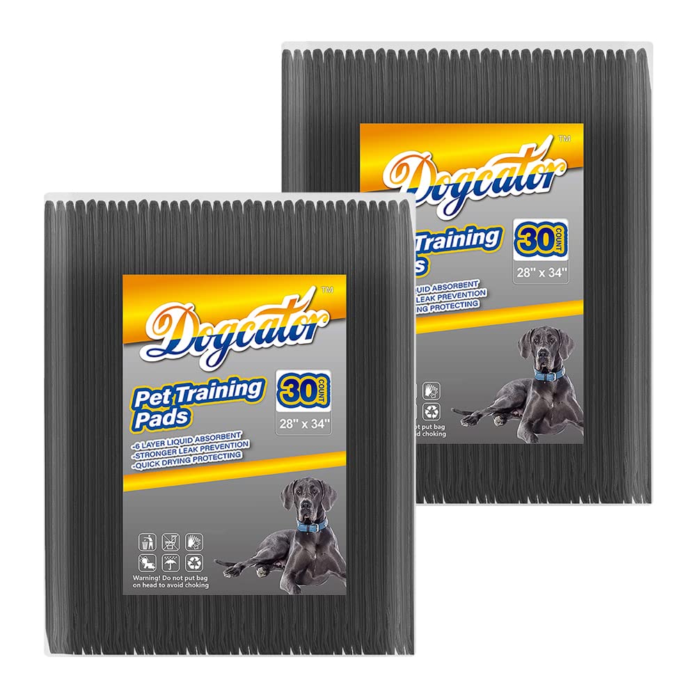 Dogcator 6-layer charcoal pee pad, 28x34 inches, high absorption surface