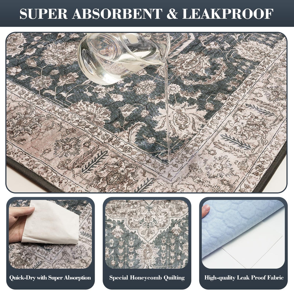 Dogcator honeycomb absorb, quick-dry feature, shows fast moisture distribution and rapid drying.